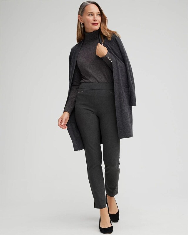 Brigitte Beaded Detail Ankle Pants - image 2